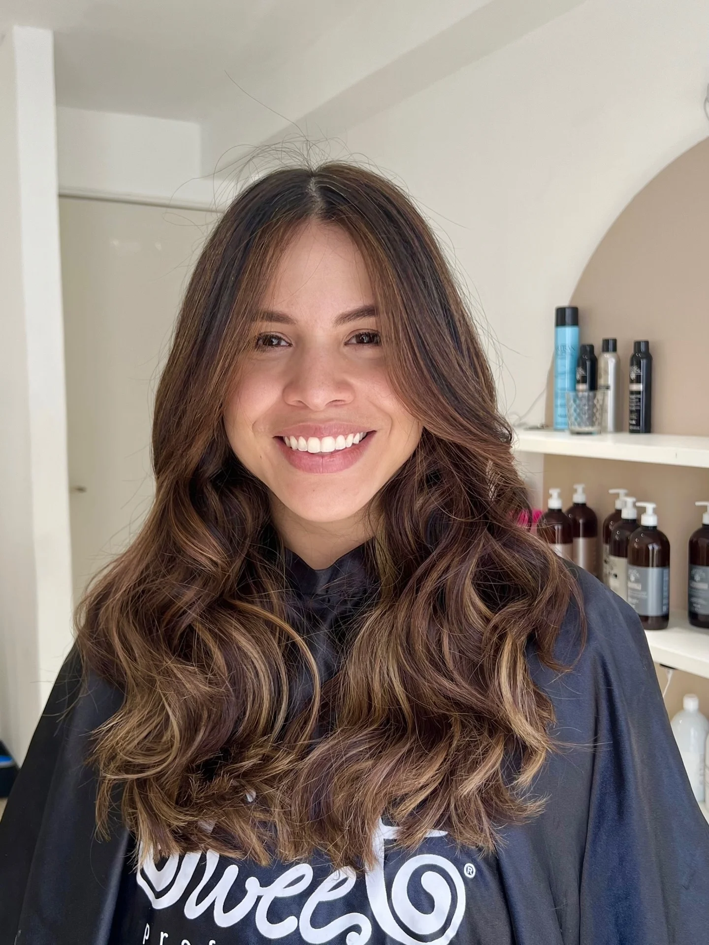 babylights hair ideas Soft Brunette Babylights With Face-Framing Caramel Ribbons