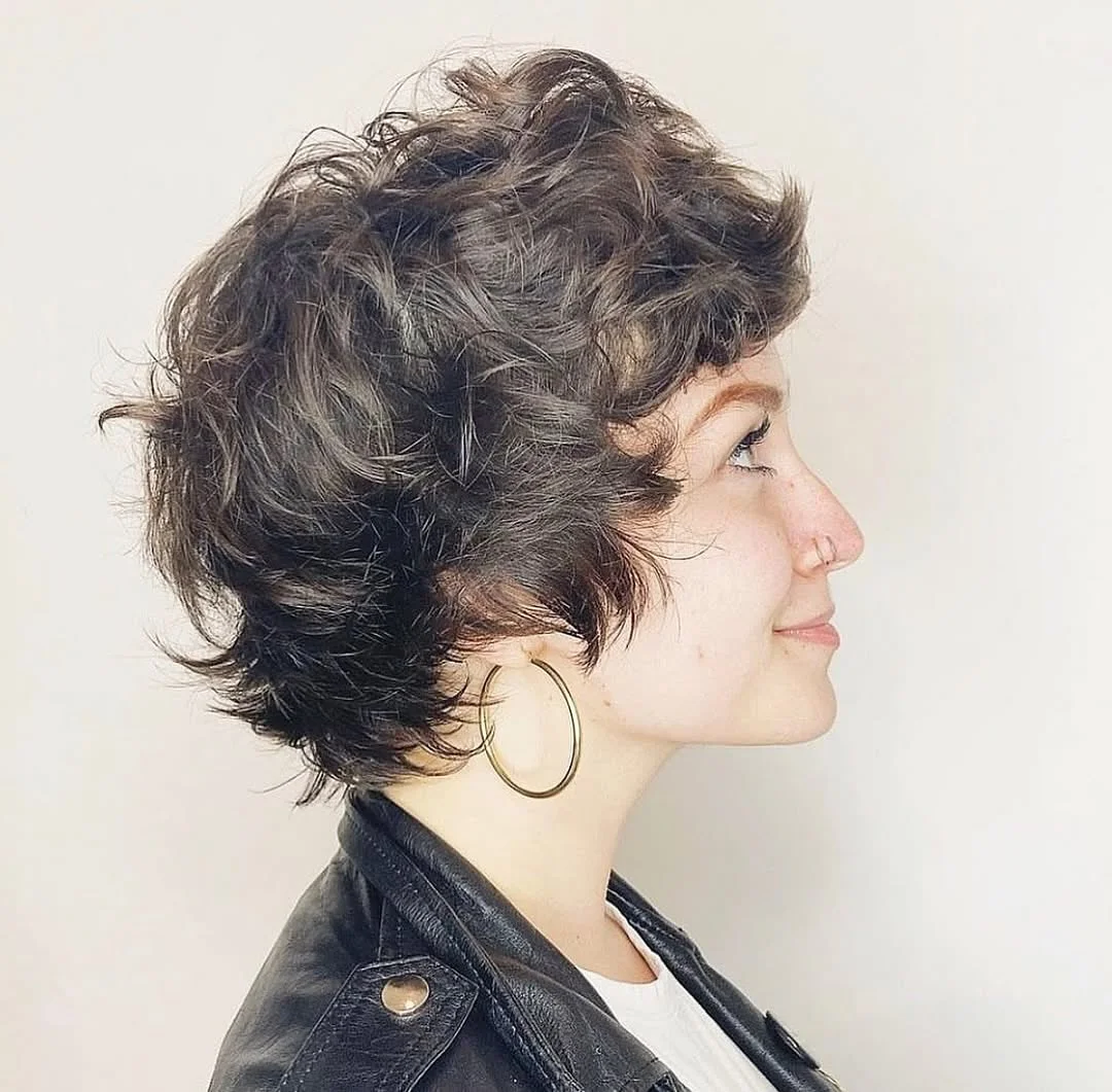 bixie haircut Curly Shaggy Bixie Full Of Texture