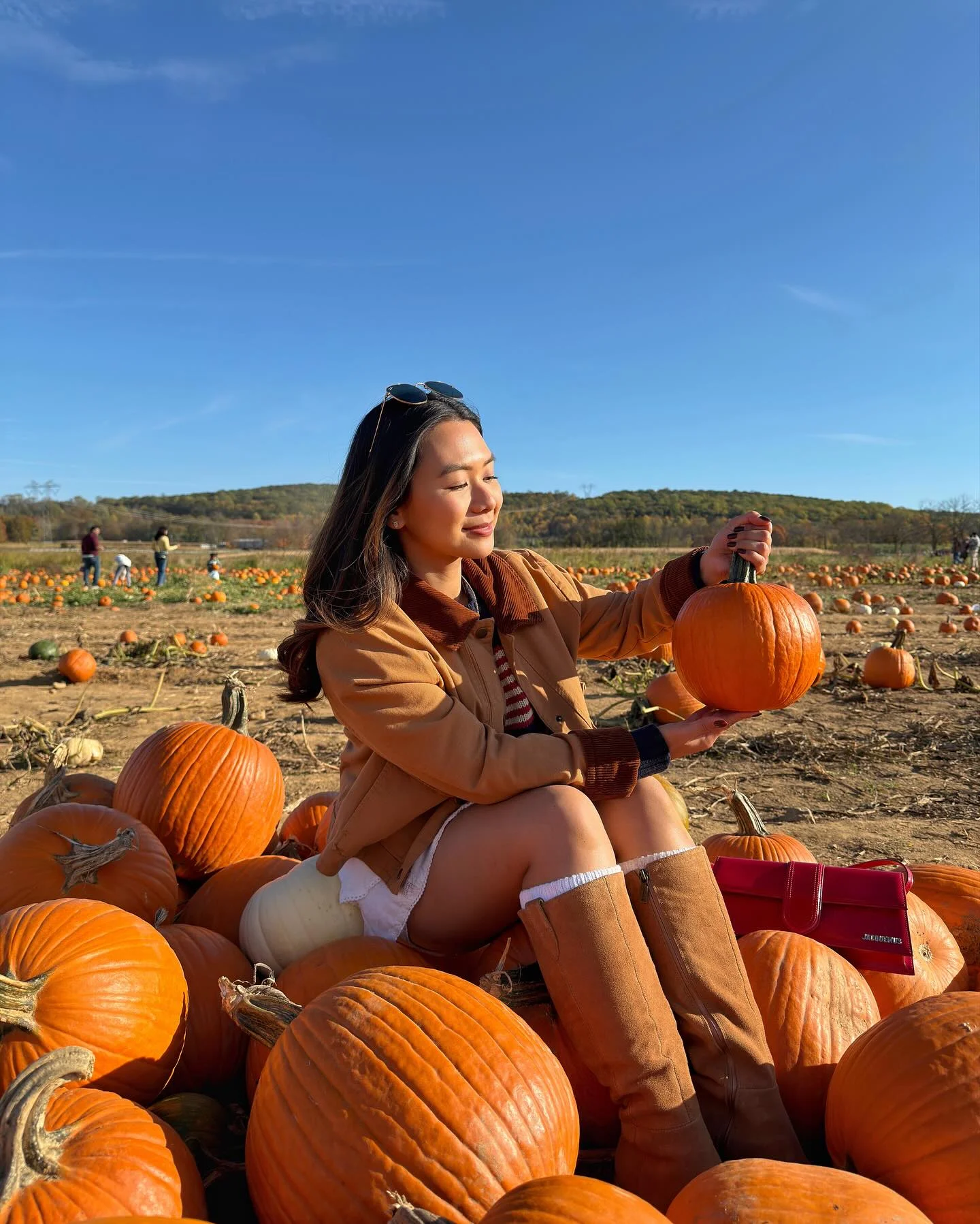 fall photoshoot outfits 2026 Pumpkin Patch Style With Rich Caramel Tones