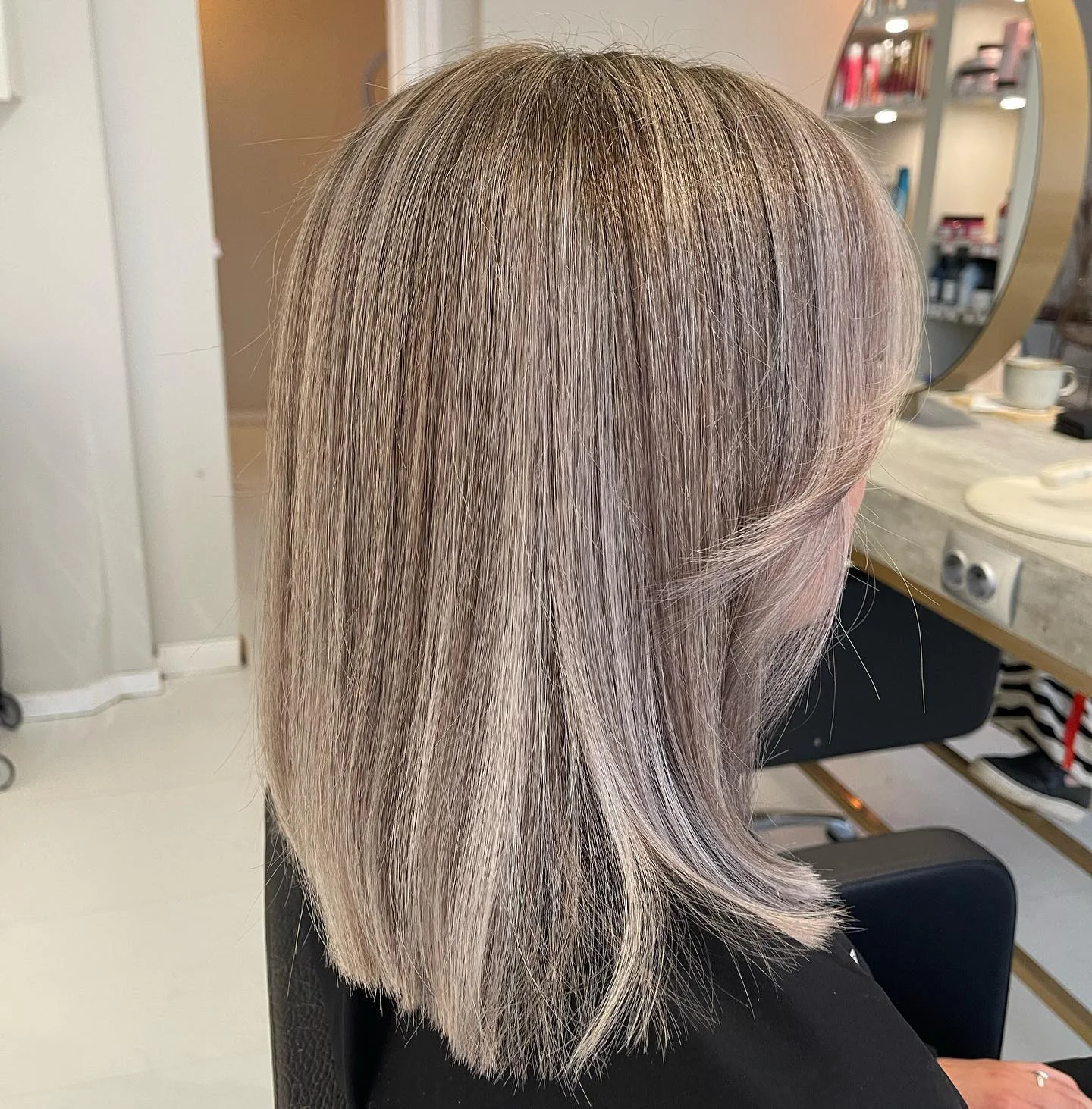 dirty blonde hair color Silky Straight Dirty Blonde With Natural Depth