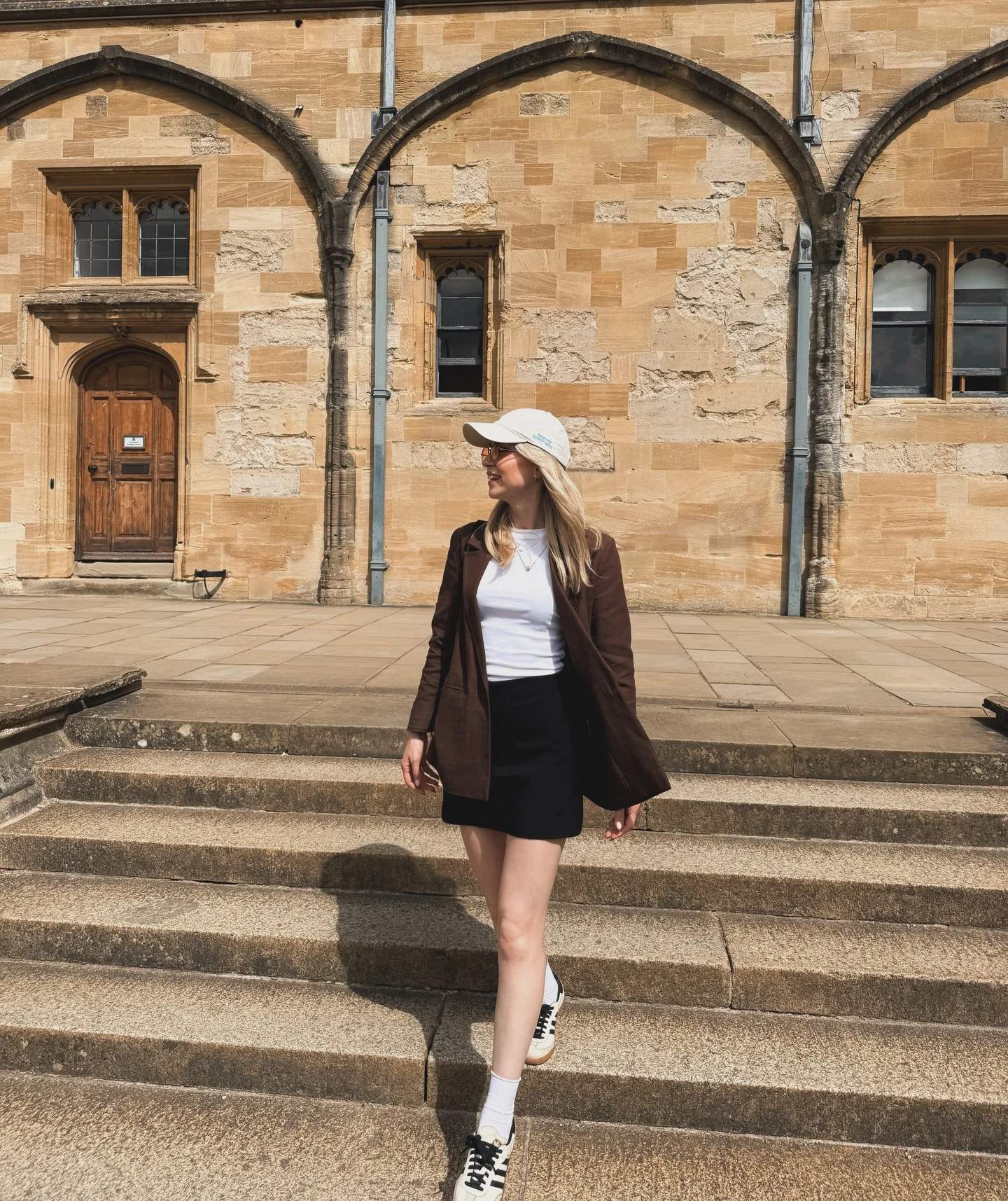 early fall outfits 2026 Sporty Blazer Styling With A Classic Mini Skirt