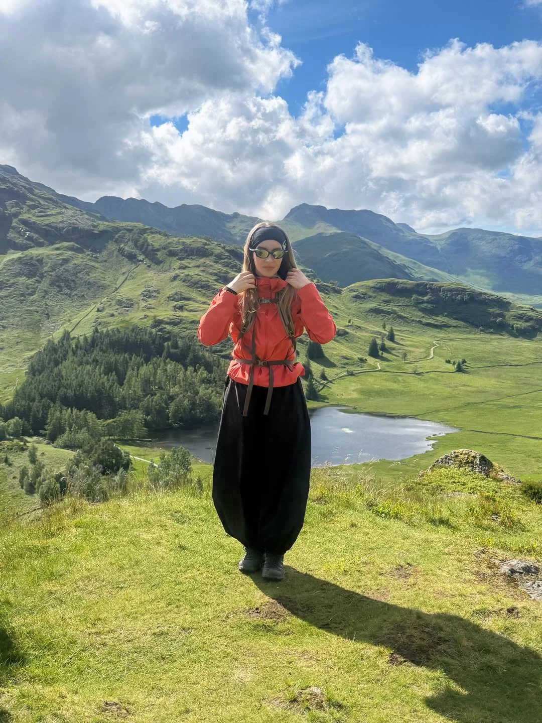fall hiking outfits 2026 Bright Waterproof Jacket That Adds Energy To The Trail