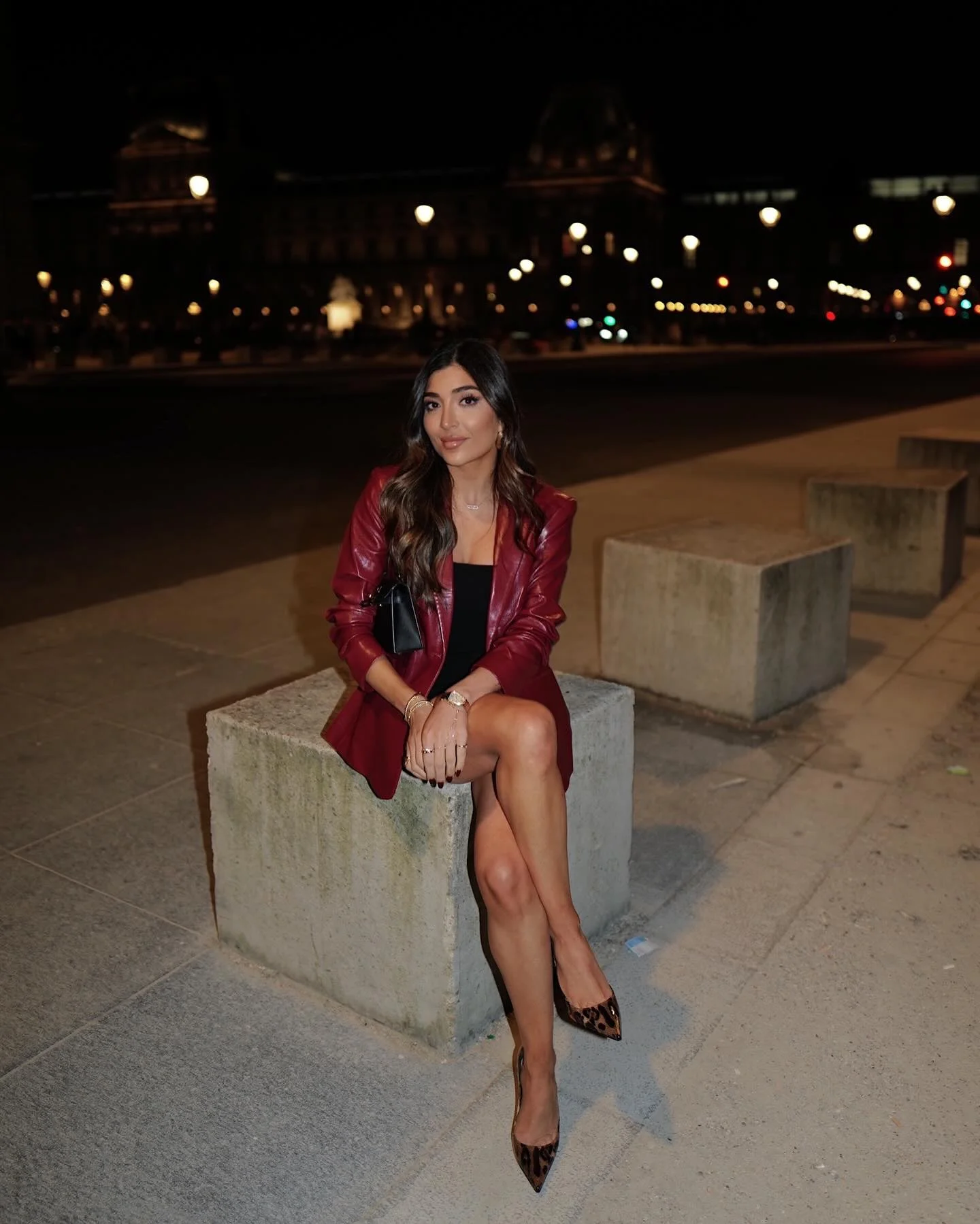 glamorous fall outfits 2026 Rich Burgundy Leather For Chic Evening Confidence