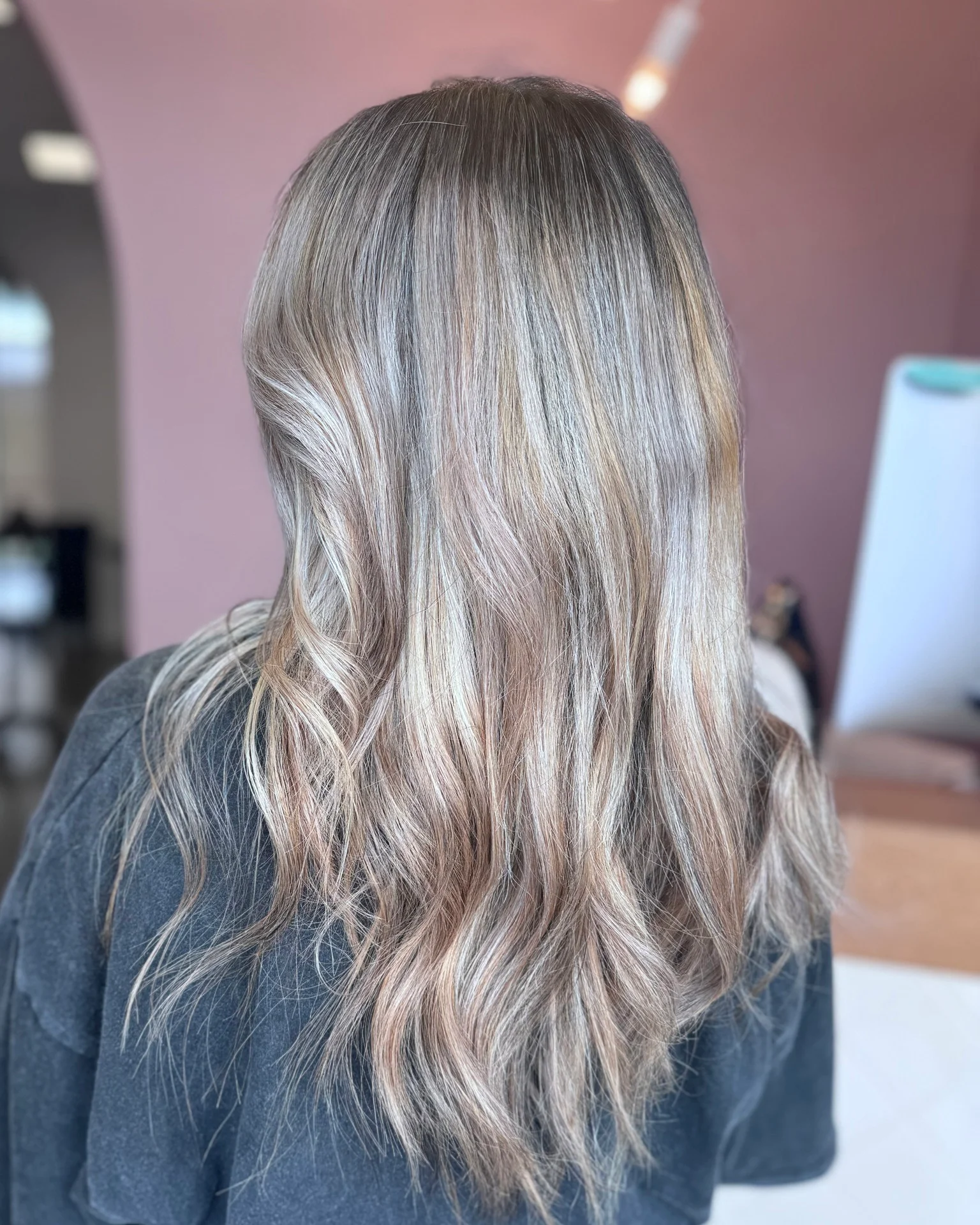 fall blonde hair color 2026 Soft Mushroom Blonde Balayage With Airy Texture