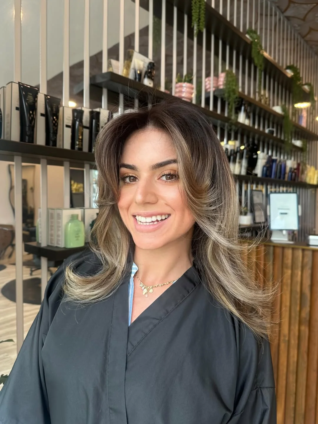 fall hair color ideas 2026 Luxury Face-Framing Bronde With Feathered Layers