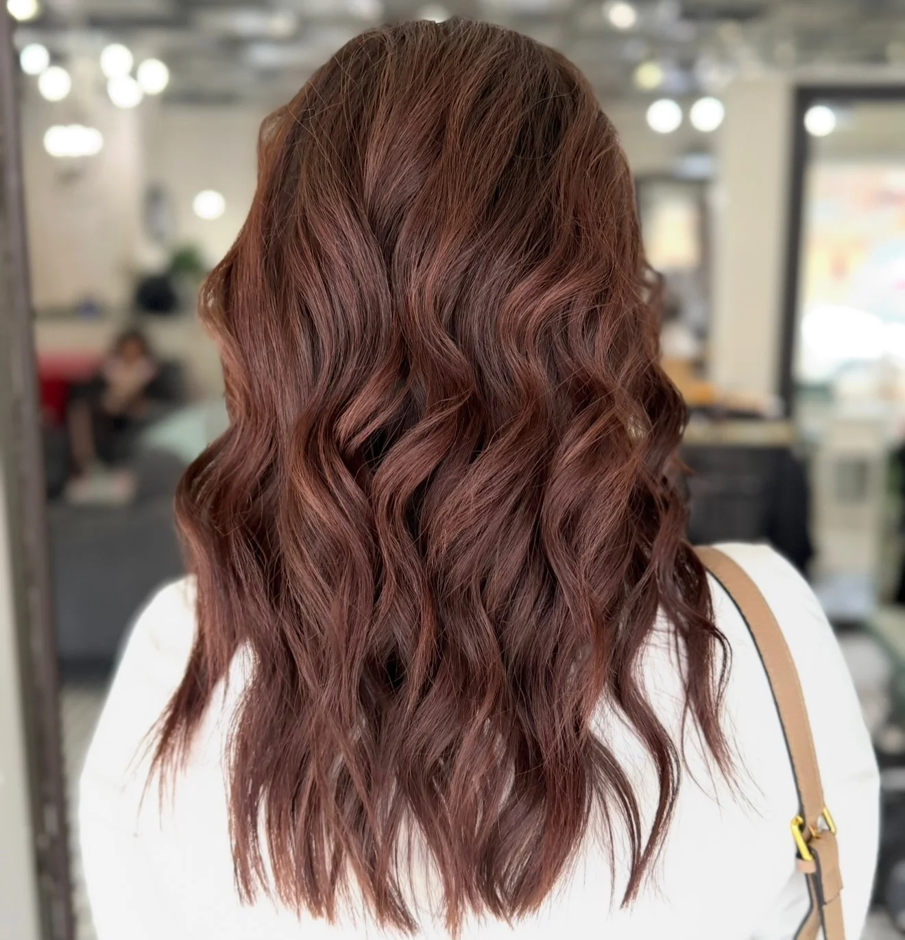 fall hair color ideas 2026 Rich Chocolate Auburn For Warm Autumn Glow