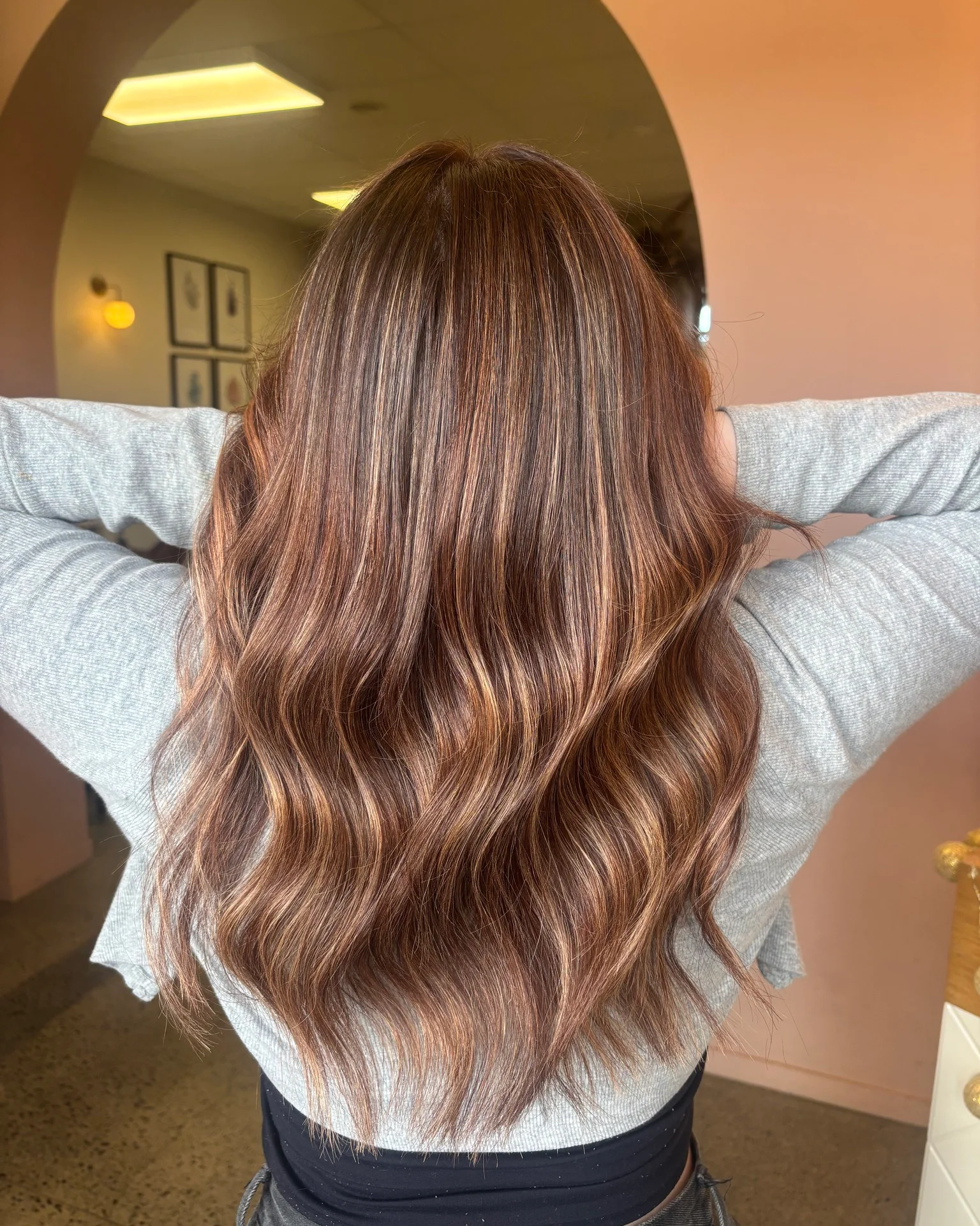 fall hair color ideas 2026 Toasted Chestnut Balayage With Soft Autumn Shine