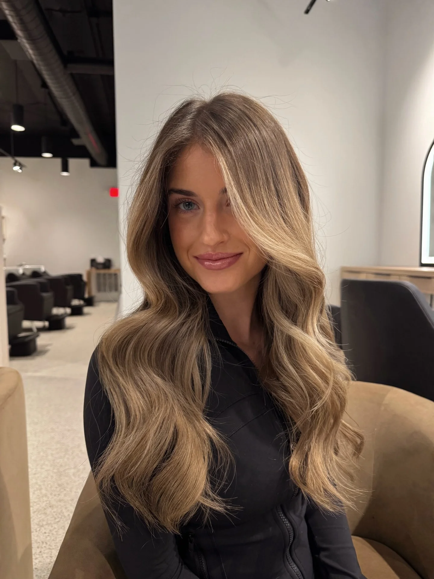 hair lowlights: color ideas and inspiration Beige Blonde Blend With Soft Shadow Depth