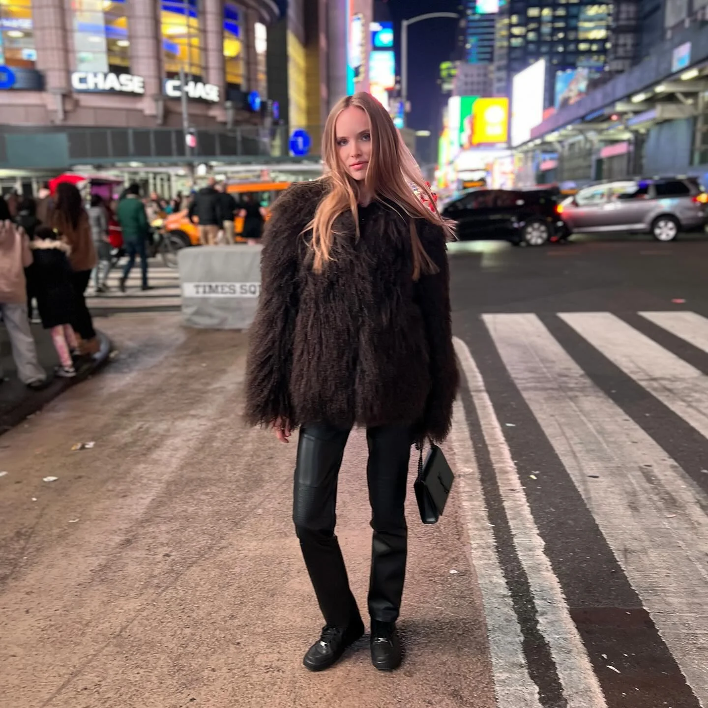 shaggy jacket Black Evening Styling With Luxe Faux Fur Texture