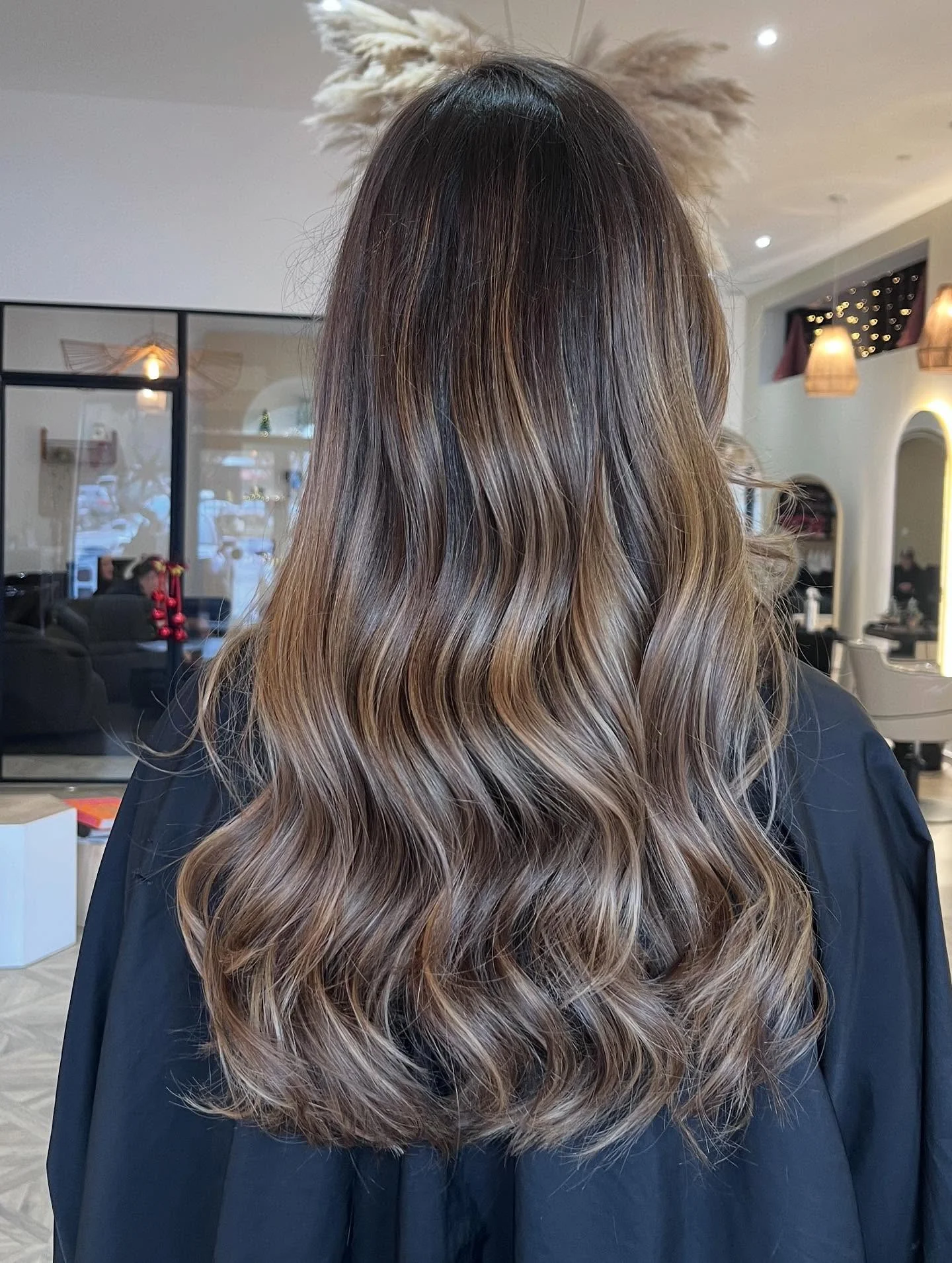 babylights hair ideas Cool Ash Brown Babylights With Flowing Long Layers