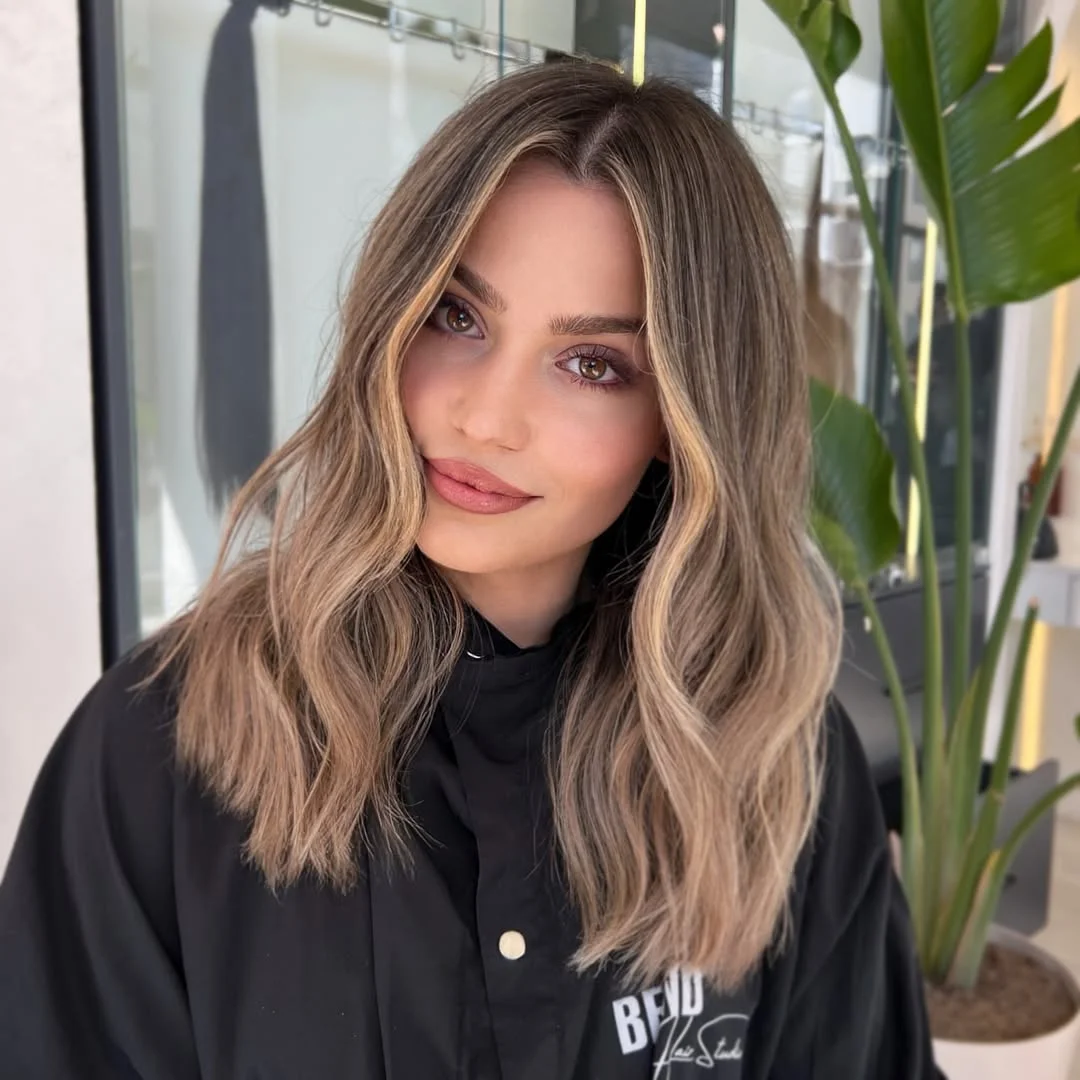 beige blond hair color Modern Shoulder-Length Beige Blonde With Airy Texture