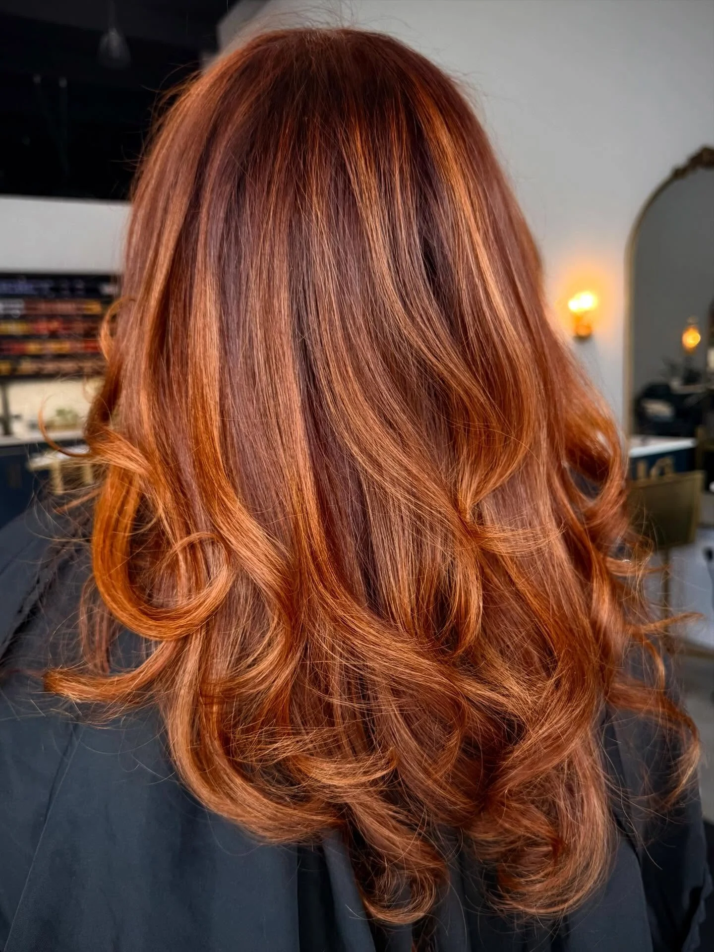 fall hair color ideas 2026 Burnished Copper Cinnamon Dimension