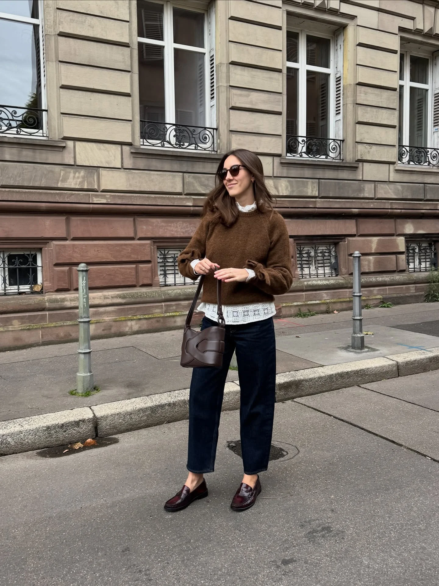 september outfits ideas 2026 Classic Knitwear And Dark Denim For Everyday Elegance