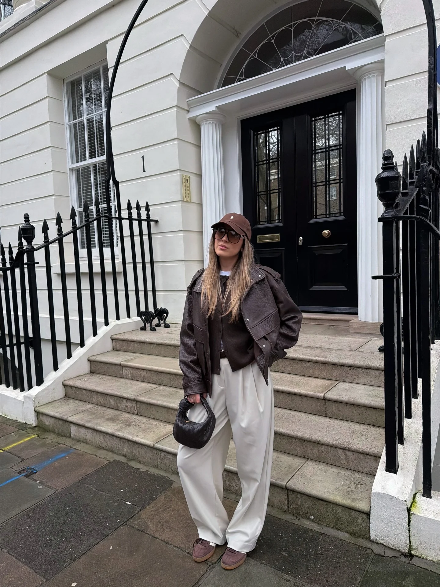 september fashion trends 2026 Rich Espresso Leather With Relaxed Cream Tailoring