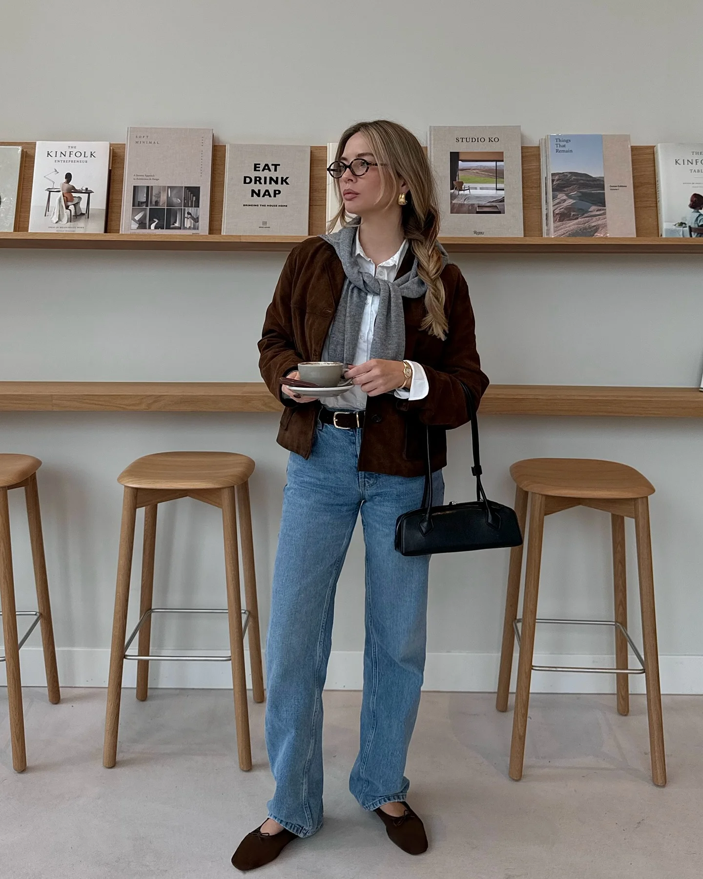 september outfits ideas 2026 Modern Preppy Layers With Denim And A Lightweight Jacket