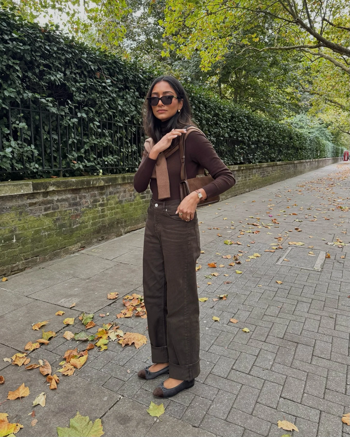classic fall outfits 2026 Chocolate Monochrome With Relaxed Tailoring