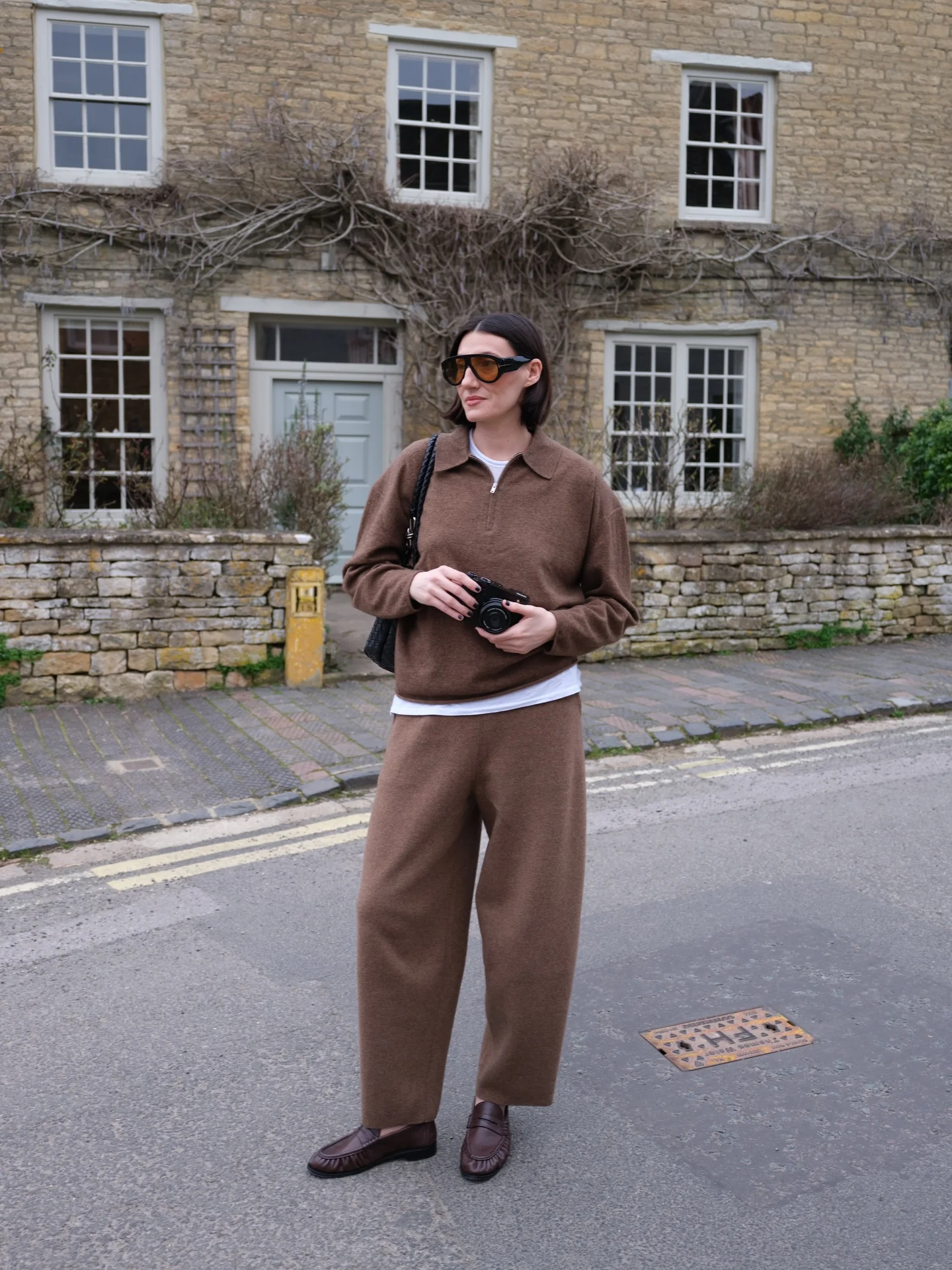 comfy fall outfits 2026 Soft Mocha Knit Set That Makes Everyday Feel Effortless
