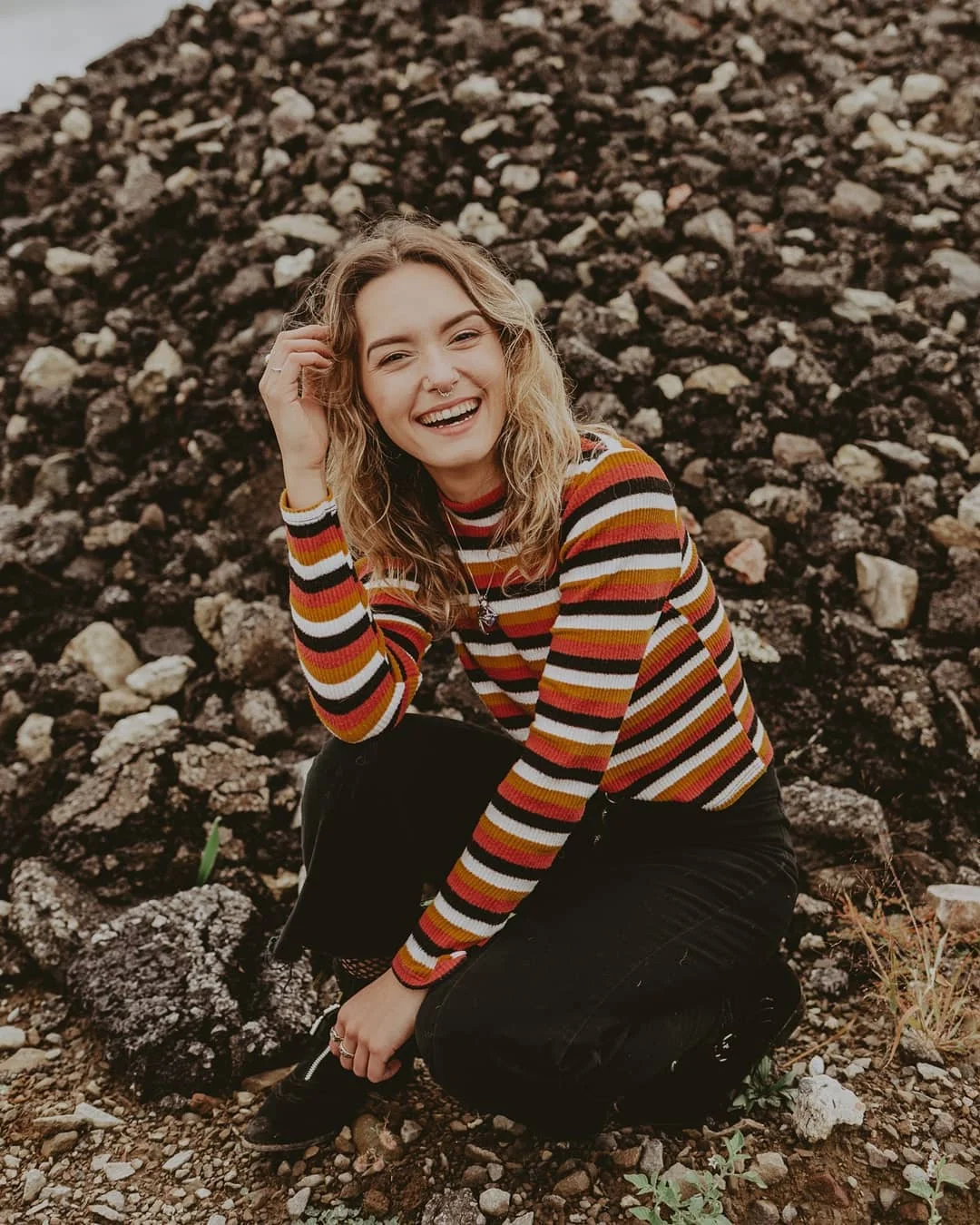fall photoshoot outfits 2026 Vintage Stripes That Add Personality Without Looking Busy