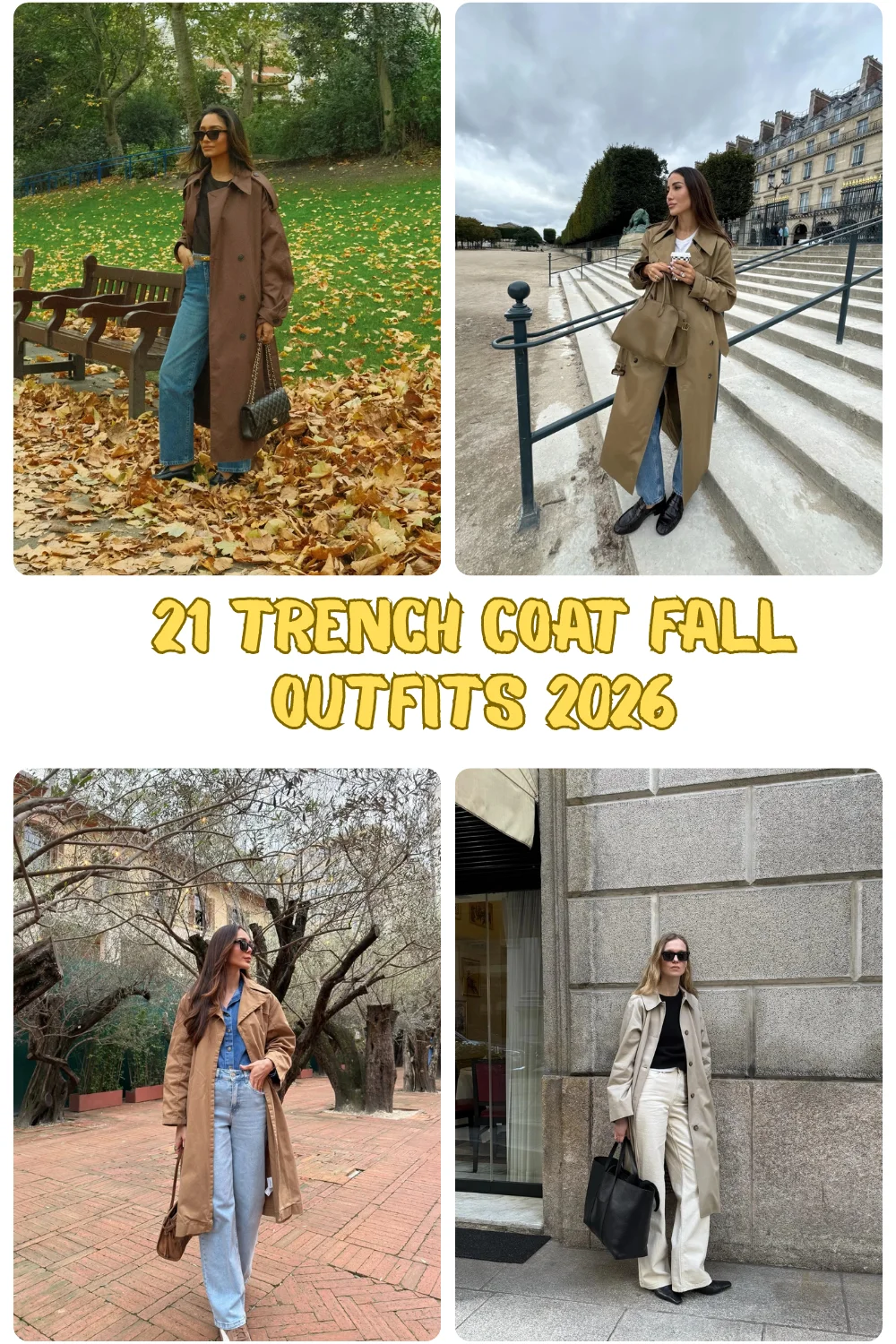 21 Trench Coat Fall Outfits 2026: Chic Outfit Ideas You'll Wear All Season