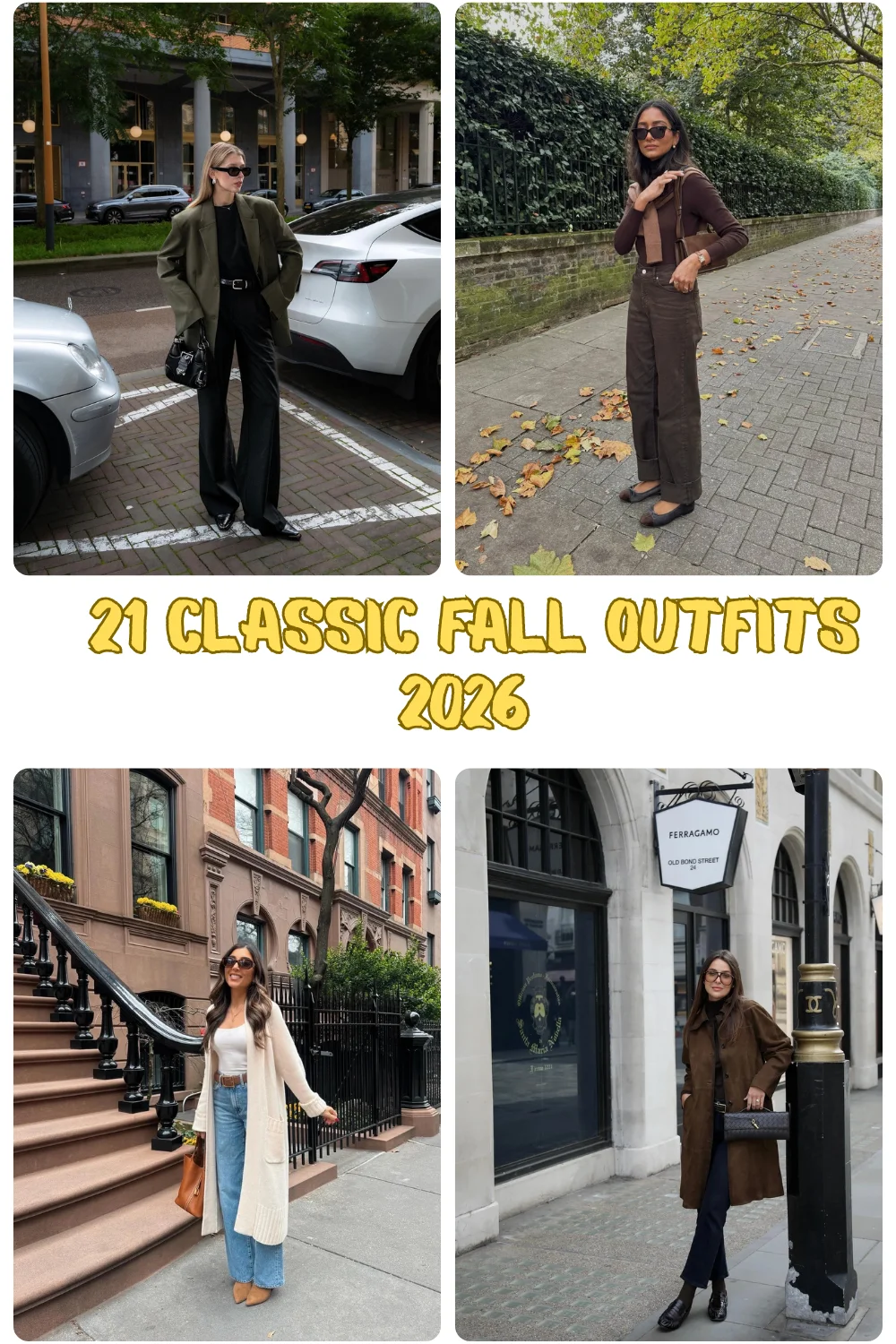21 Classic Fall Outfits 2026: Timeless Outfit Ideas for an Elegant Autumn Wardrobe