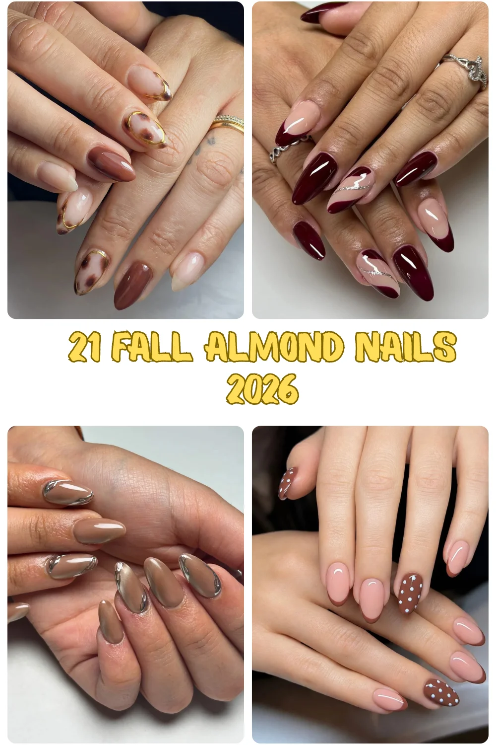 21 Fall Almond Nails 2026: Chic Designs You'll Want to Save for Your Next Manicure