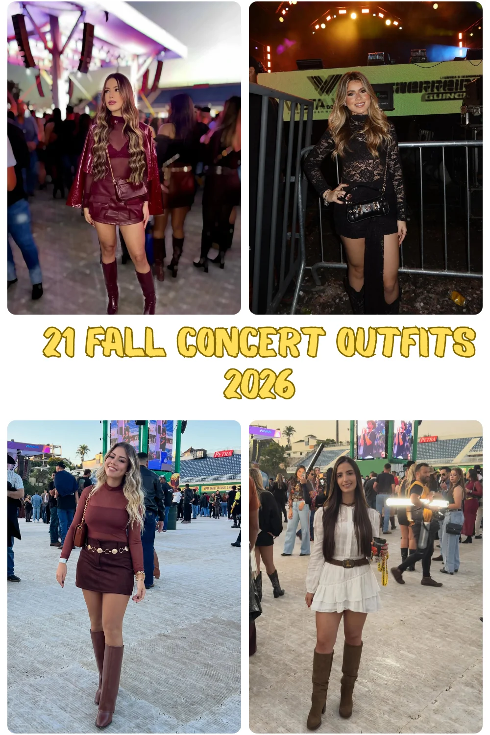 21 Fall Concert Outfits 2026: Stylish Ideas With Boots, Leather & Country Vibes