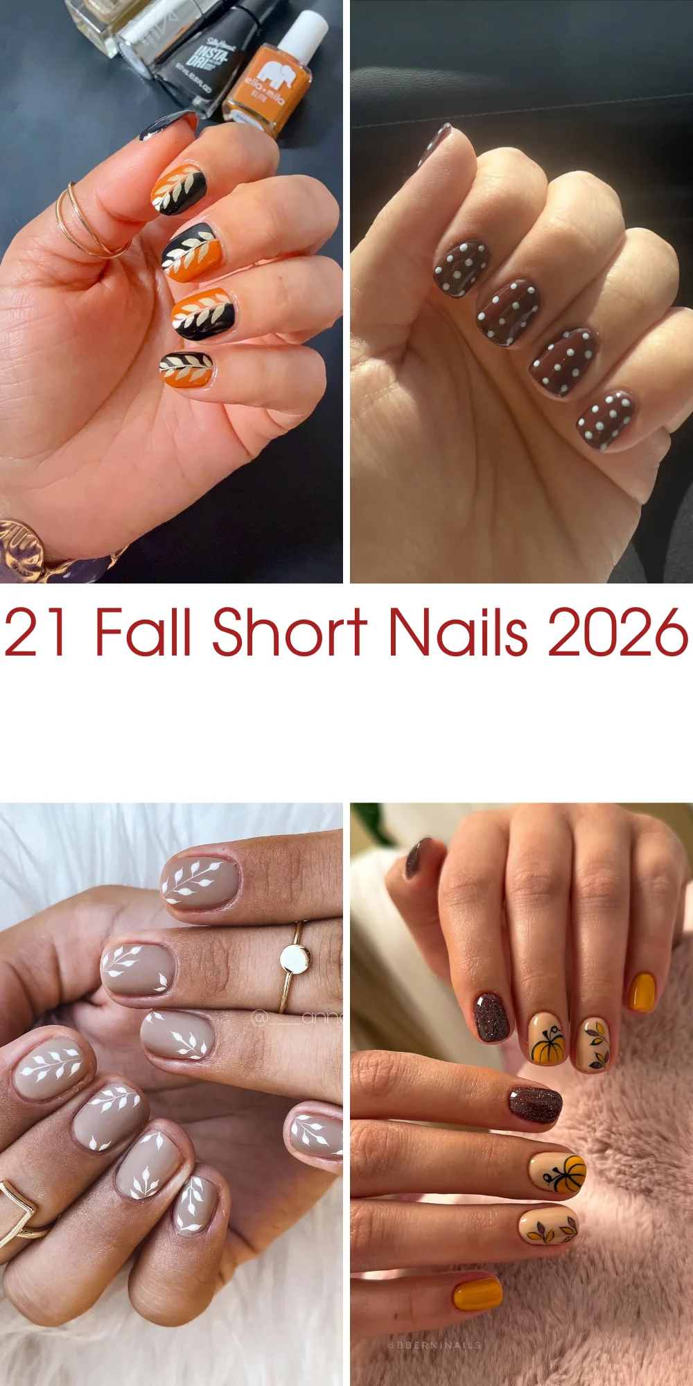 21 Fall Short Nails 2026: Chic Designs And Trendy Manicure Ideas For Autumn