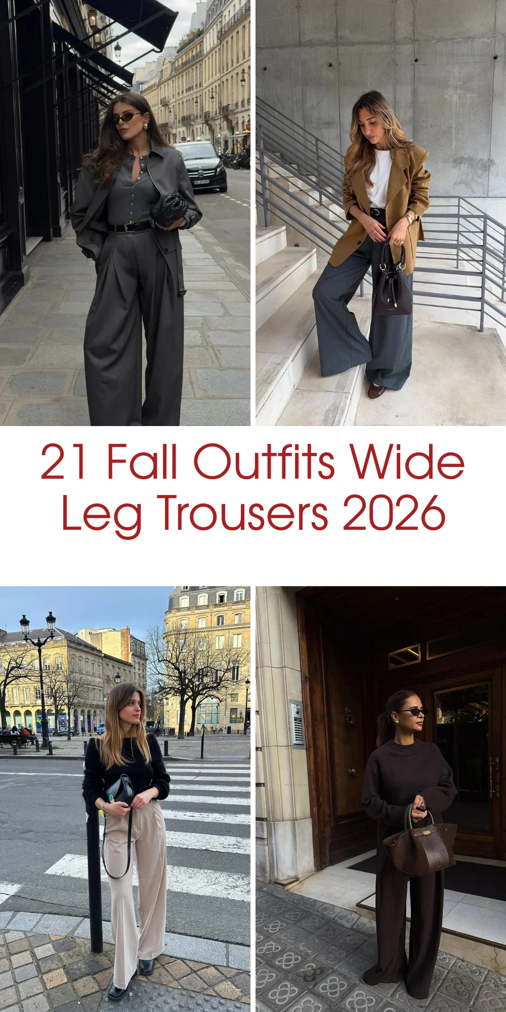 21 Fall Outfits Wide Leg Trousers 2026: Chic Outfit Ideas You'll Want to Wear All Season
