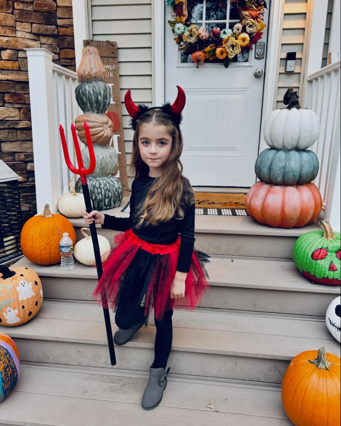 halloween costume for kids 2026 Little Devil In Black And Red