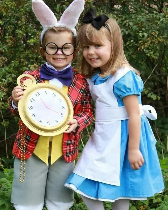 halloween costume for kids 2026 Storybook Alice And The White Rabbit