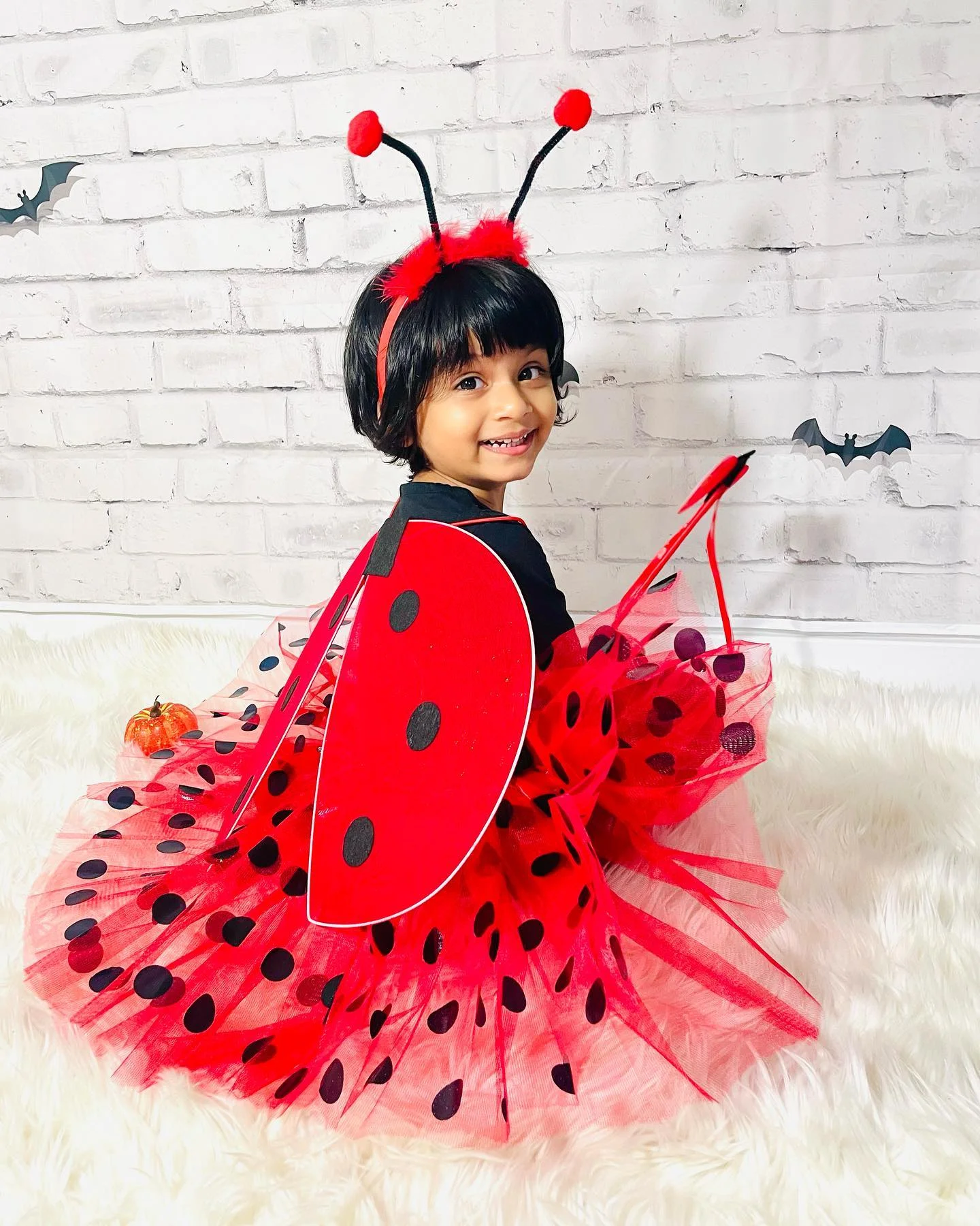 halloween costume for kids 2026 Cheerful Ladybug With A Tulle Twist