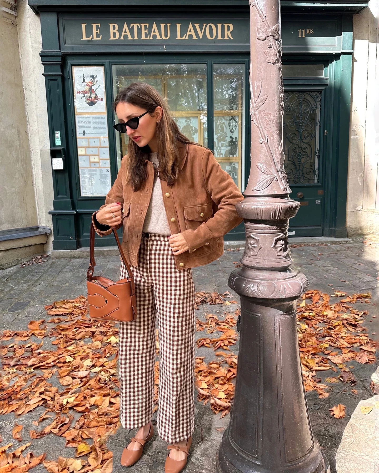 september fashion trends 2026 Suede And Gingham For A Parisian Fall Mood