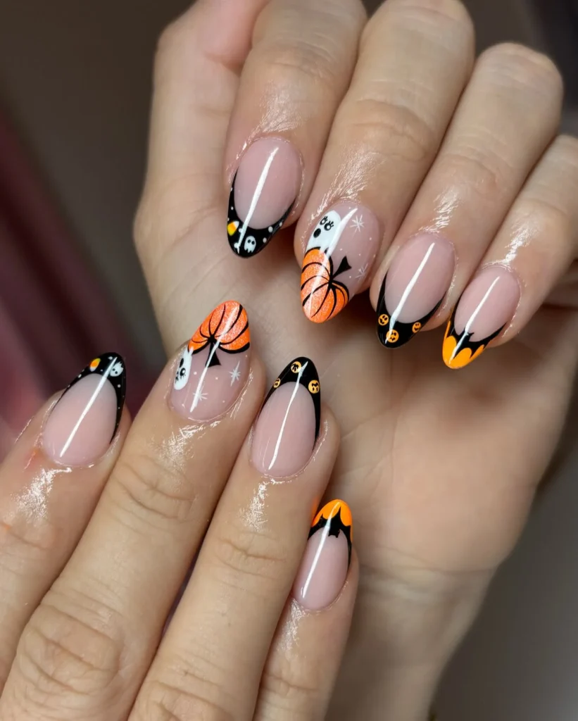 21 Fall Nails With Pumpkins 2026: Cute Autumn Pumpkin Nail Ideas