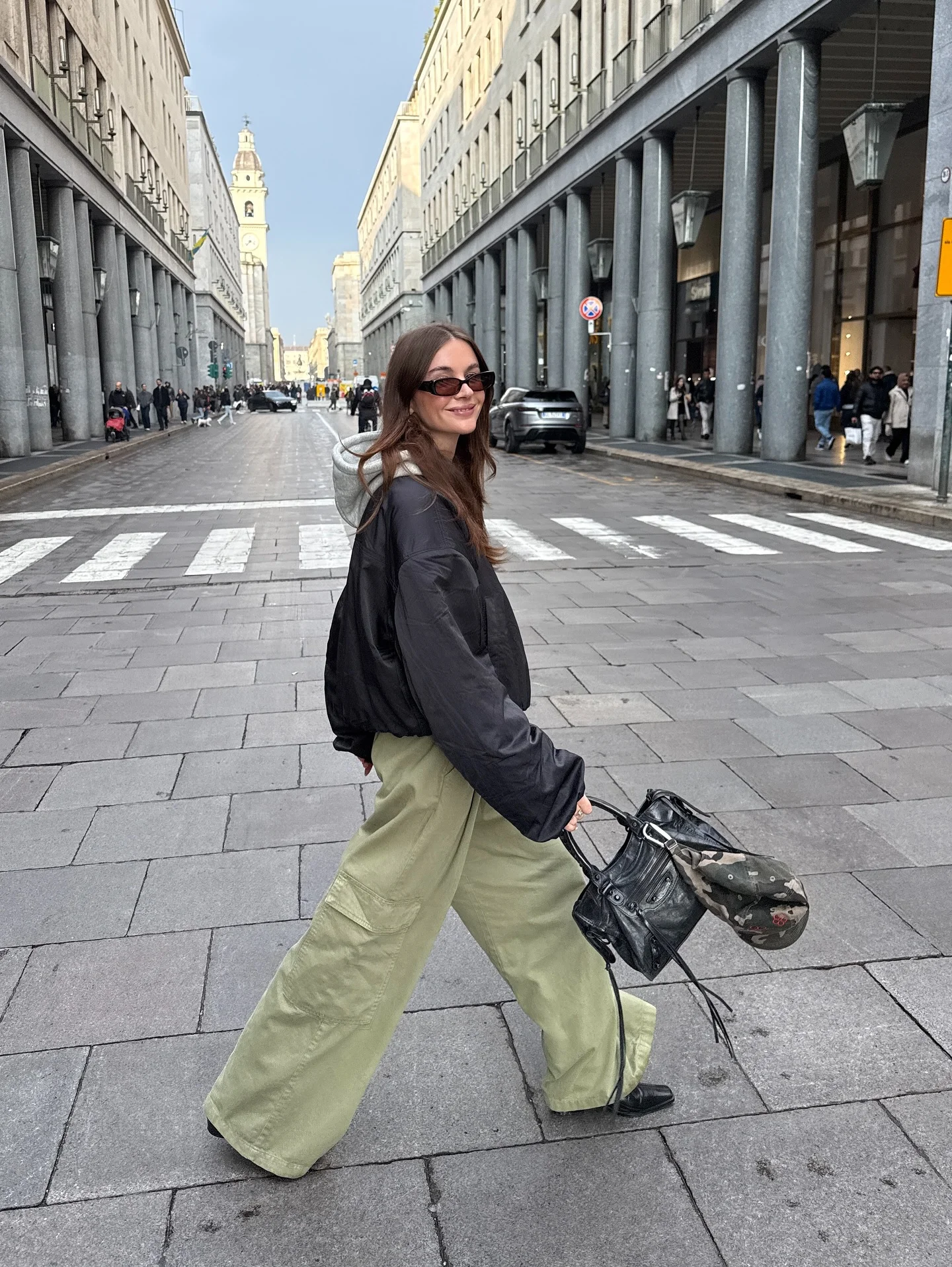 september fashion trends 2026 Relaxed Utility Trousers And A Sporty Black Layer