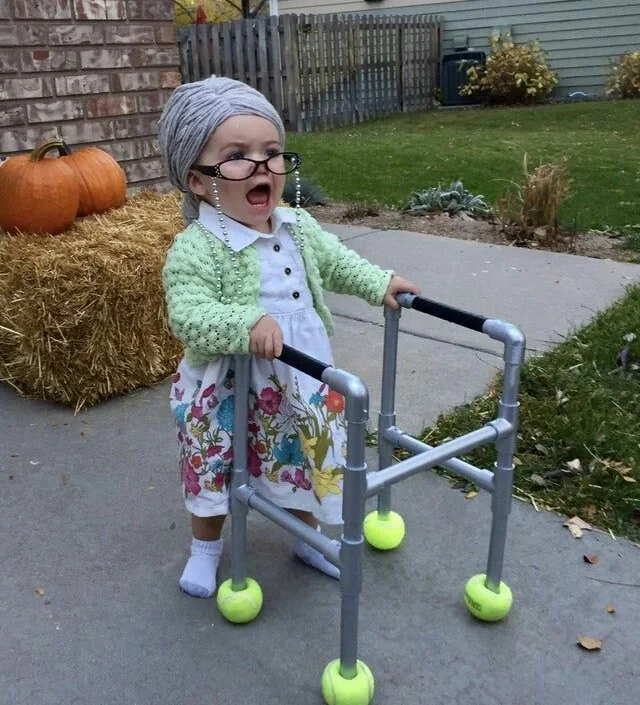 halloween costume for kids 2026 Little Old Lady Costume With Vintage Charm