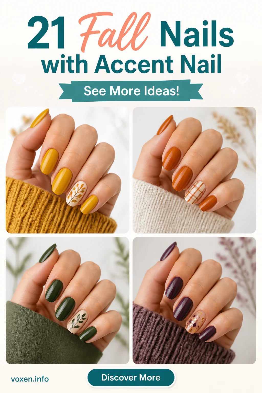 21 Fall Nails With Accent Nail: 2026 Ideas For A Chic Autumn Manicure