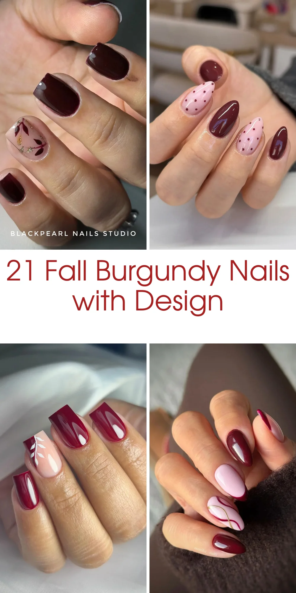 21 Fall Burgundy Nails With Design: Elegant Ideas For Autumn 2026