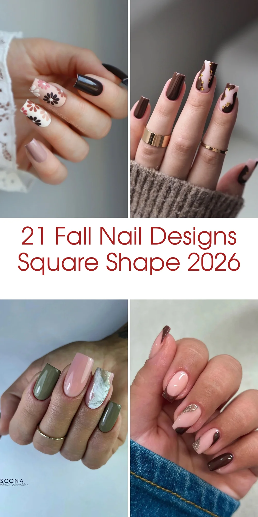 21 Fall Nail Designs Square Shape 2026: Trendy Ideas You'll Want to Wear All Season