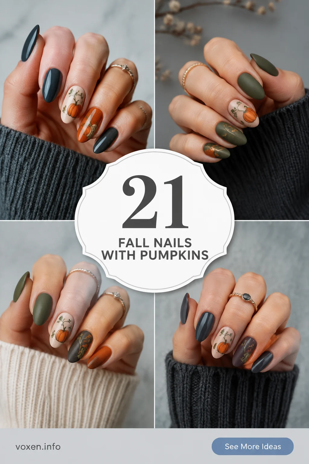 21 Fall Nails With Pumpkins 2026: Cute Autumn Pumpkin Nail Ideas