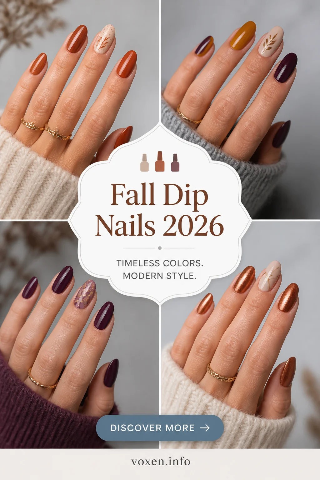 21 Fall Dip Nails 2026: Stunning Autumn Ideas, Colors & Designs