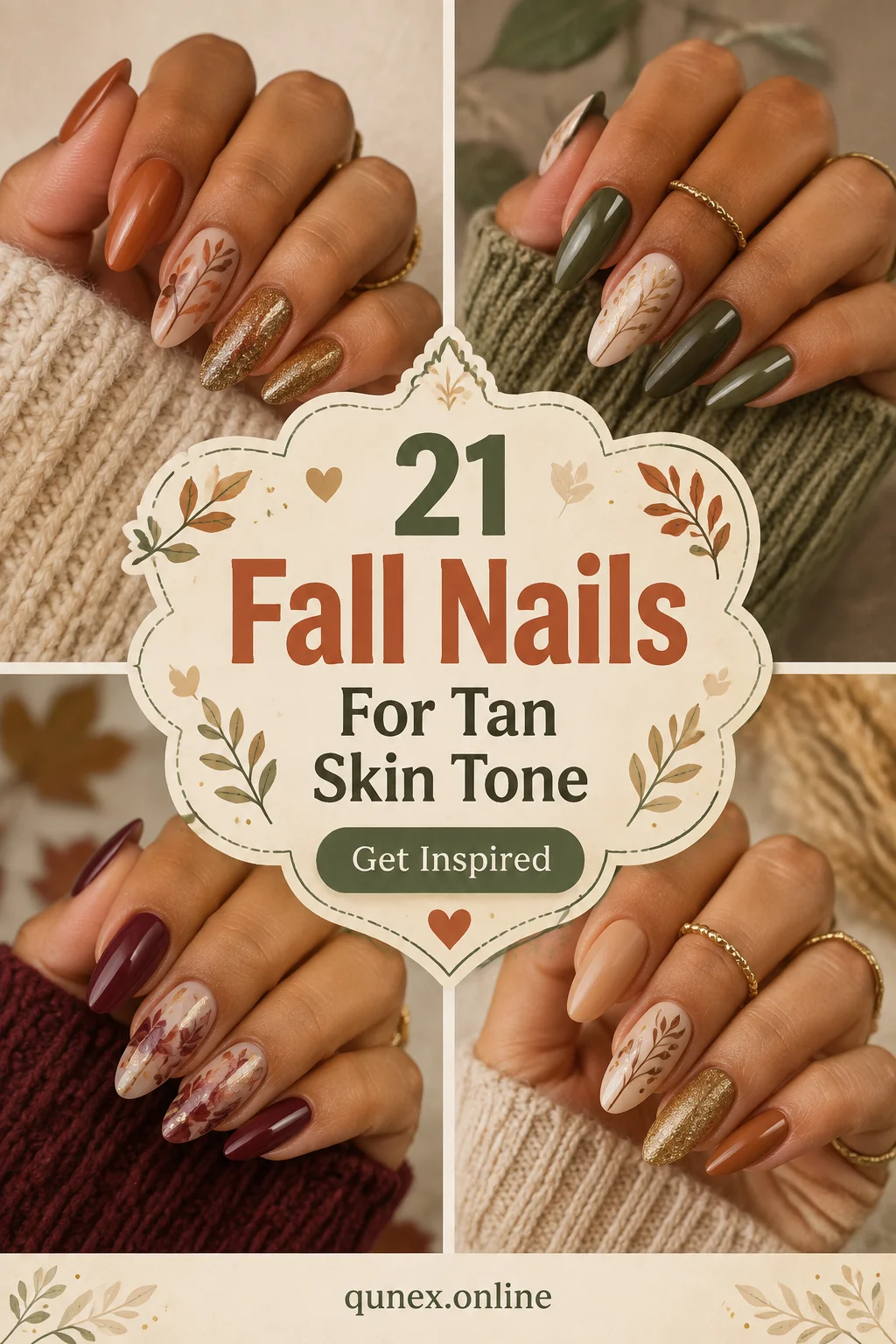 21 Fall Nails For Tan Skin Tone 2026: Chic Manicure Ideas