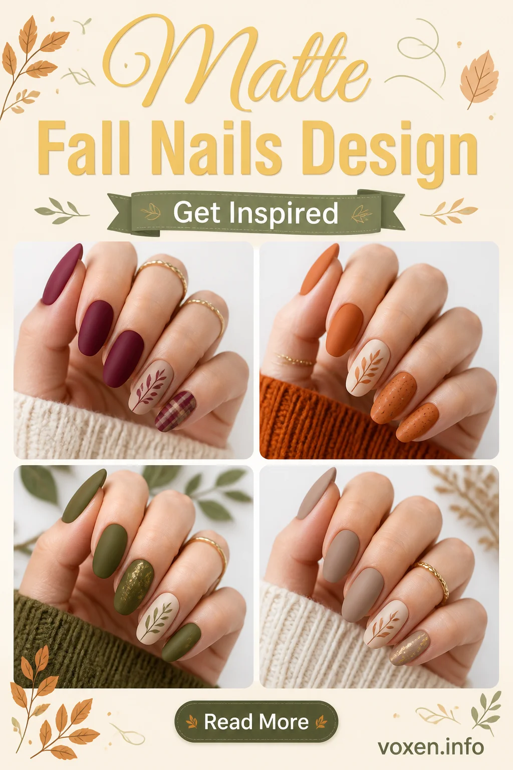 21 Matte Fall Nails Design 2026: Chic Ideas to Save