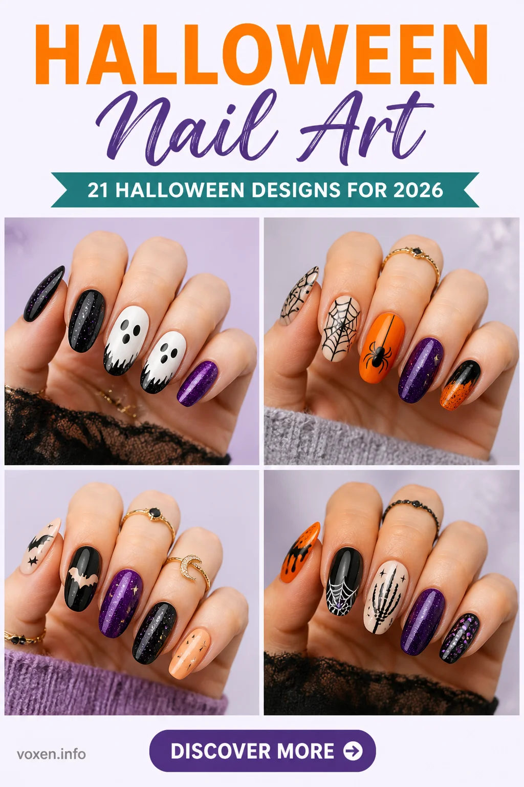 21 Halloween Nail Art 2026: Cute, Easy And Spooky Designs