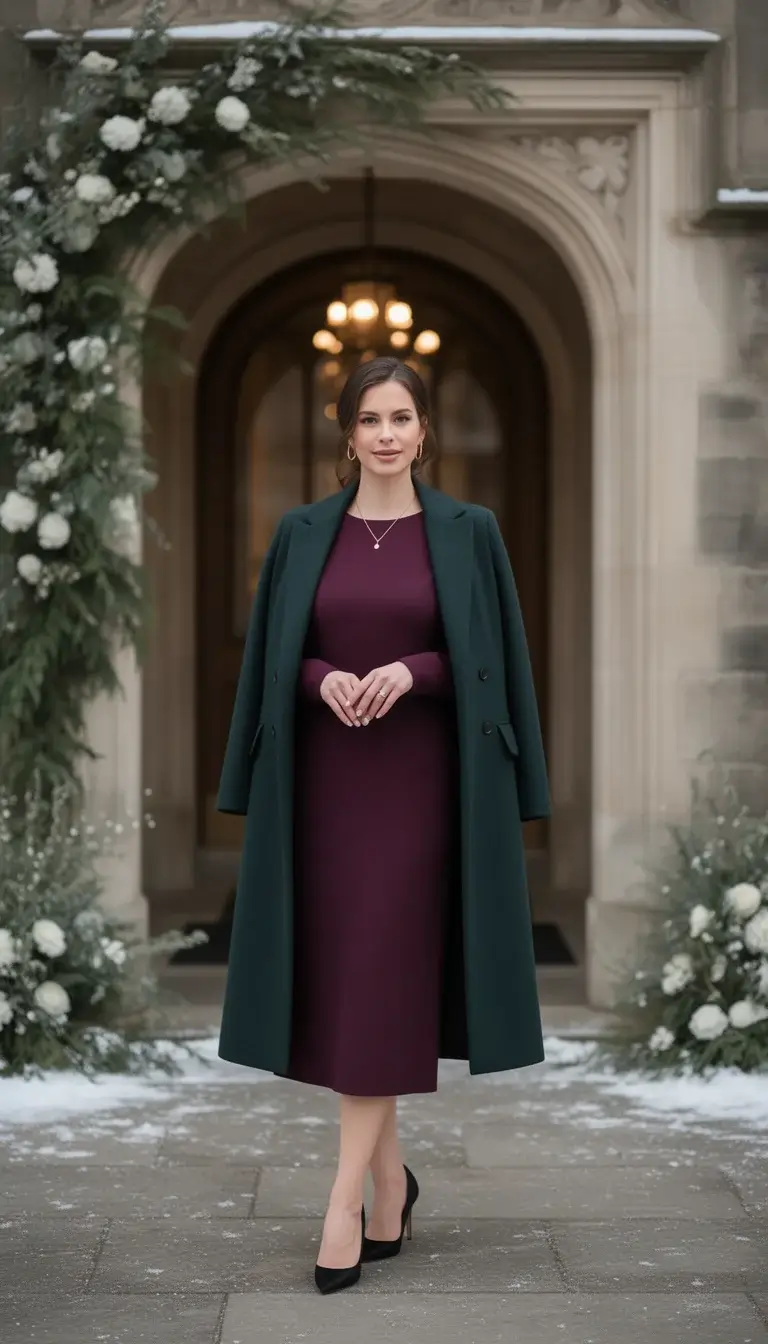 12 Semi Formal Winter Wedding Guest Outfits That Feel Warm