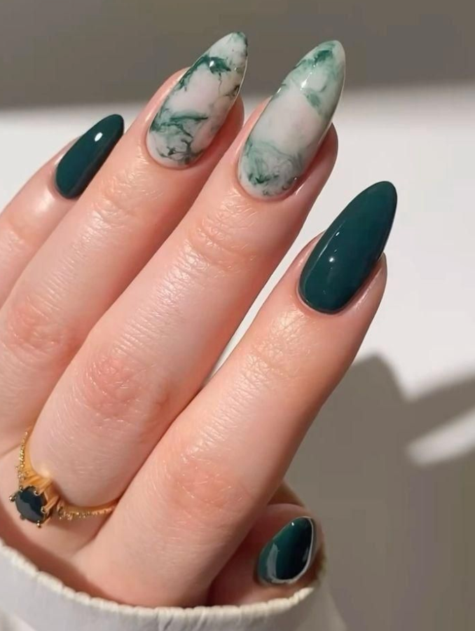 Green Nail Designs: Best Sage, Olive & Forest Shades for 2026