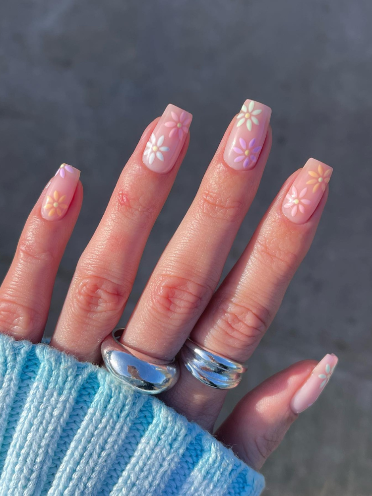 Floral Nail Designs to Save For Your Next Manicure | The Everygirl