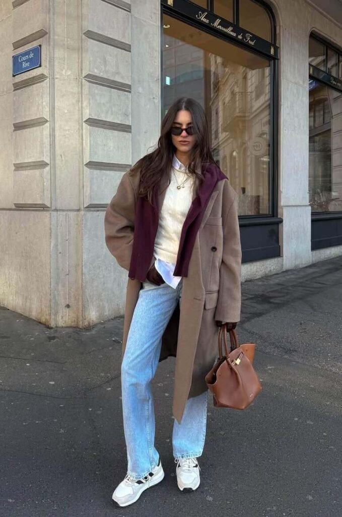 Layering for Warmth: Sweater and Scarf Layering for Warmth: Sweater and Scarf — Winter Brunch Outfits