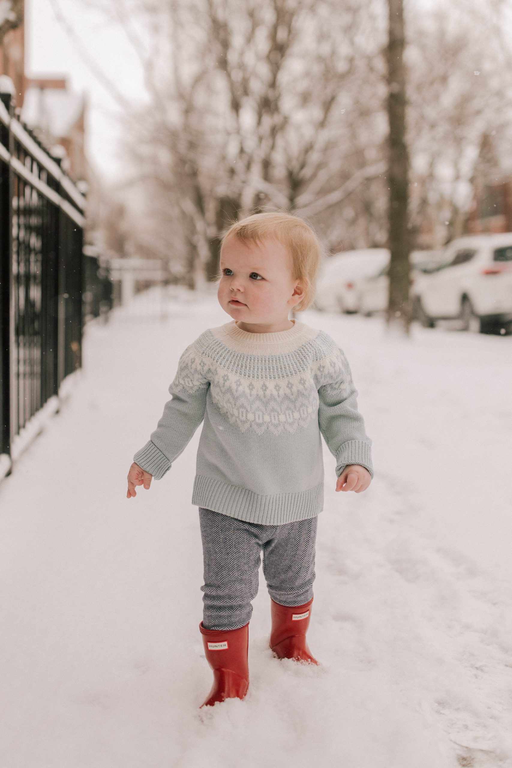 Fair Isle Knit Sweater and Textured Leggings for Cozy Outdoor Fun Fair Isle Knit Sweater and Textured Leggings for Cozy Outdoor Fun — Winter Outfits for Kids
