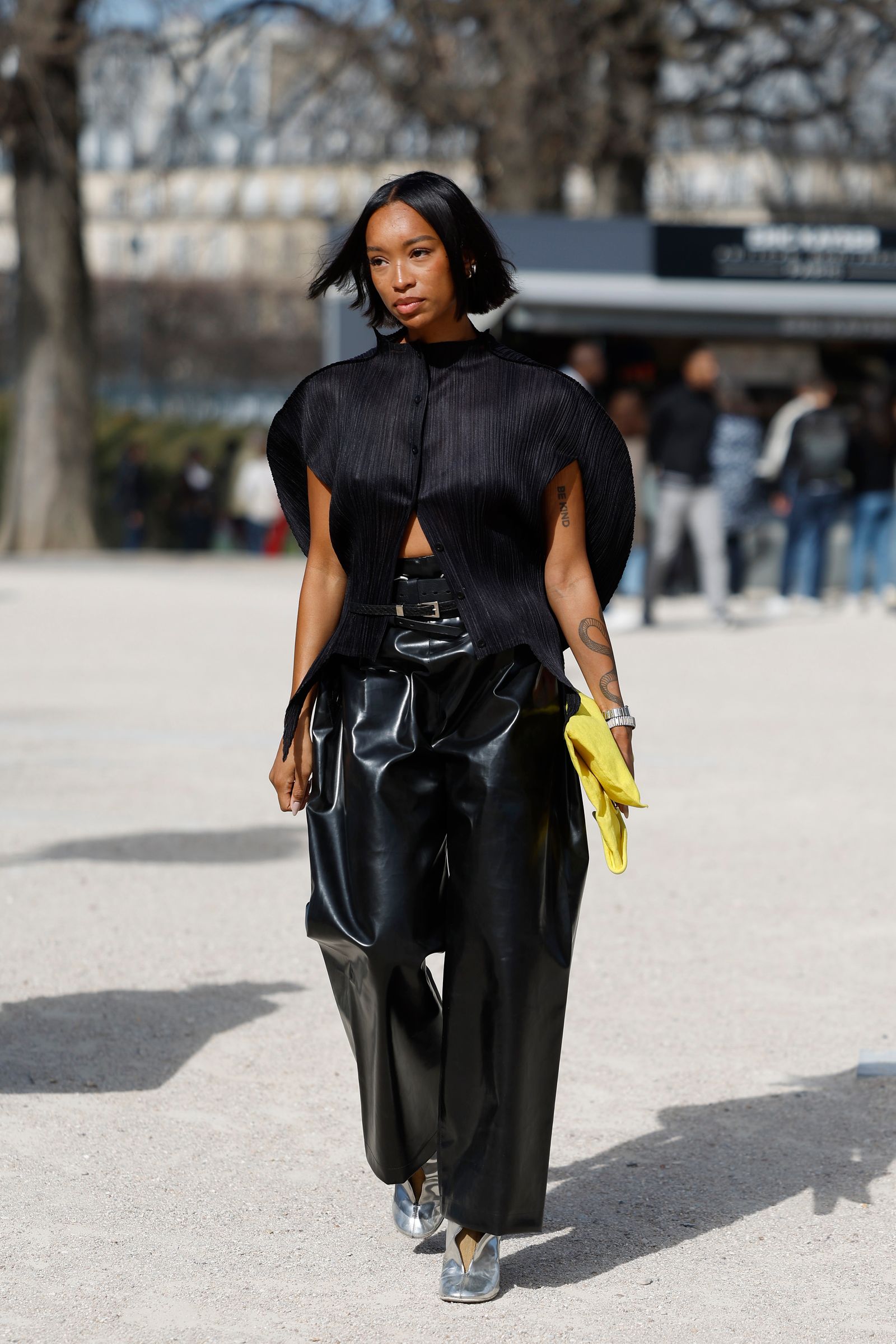 Outfit Idea — Leather Pants Outfits