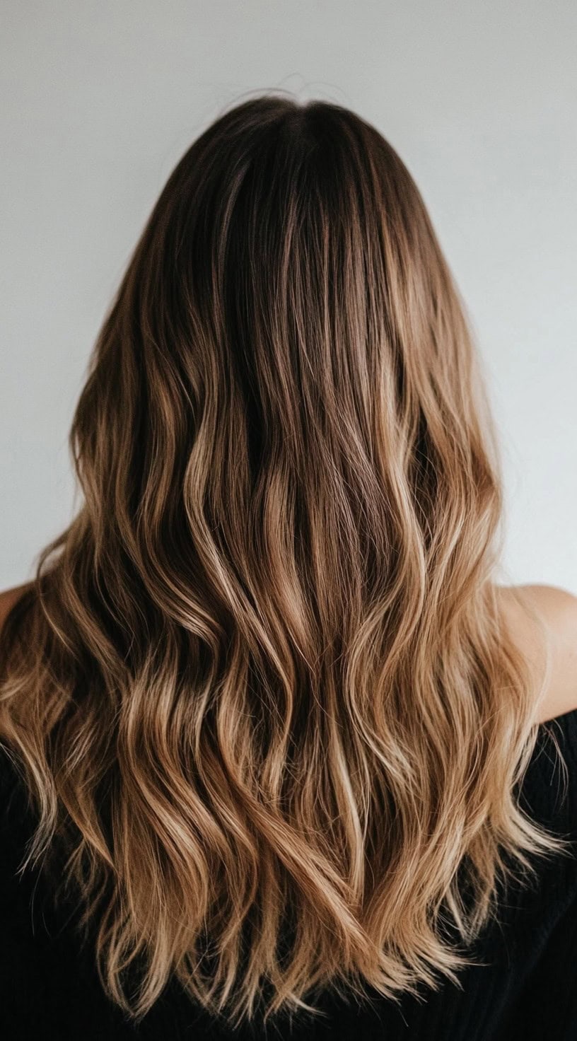 Medium Brown With Ash Blonde Balayage Medium Brown With Ash Blonde Balayage — Winter Balayage